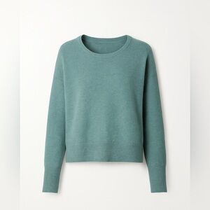 Tahari 100% Cashmere Turquoise Sweater Size L — Luxe & Cozy!